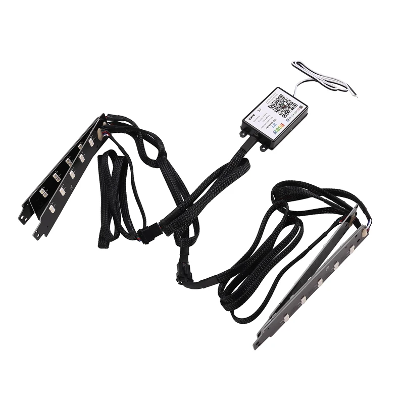 1 комплект для Ford Mustang 2013-2017 RGBW многоцветные светодиодные DRL дневные ходовые огни