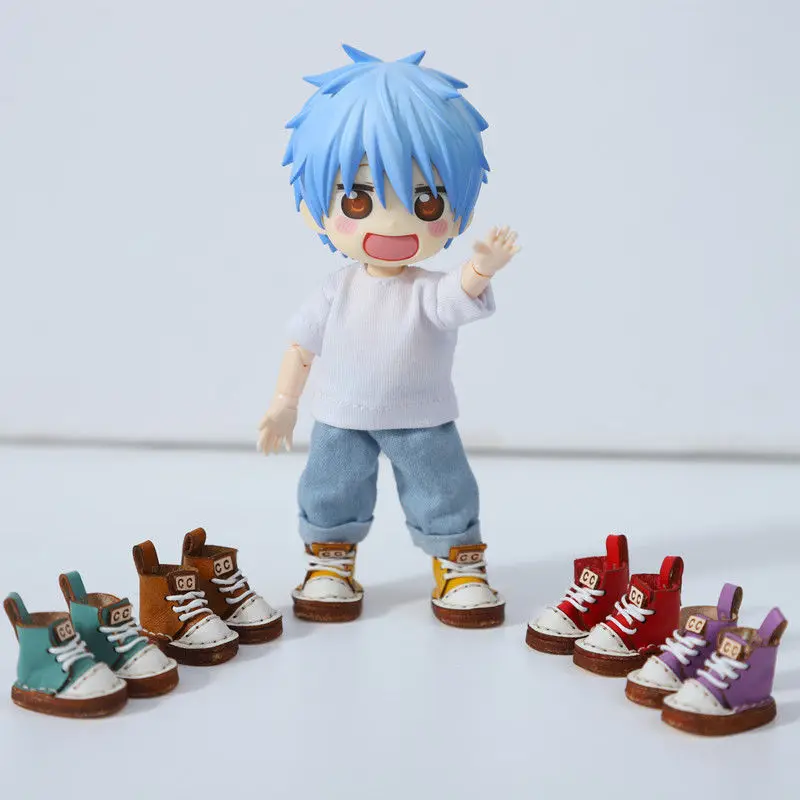 Ob11 детская обувь из воловьей кожи парусиновая одежда holala грули однотонное тело 12