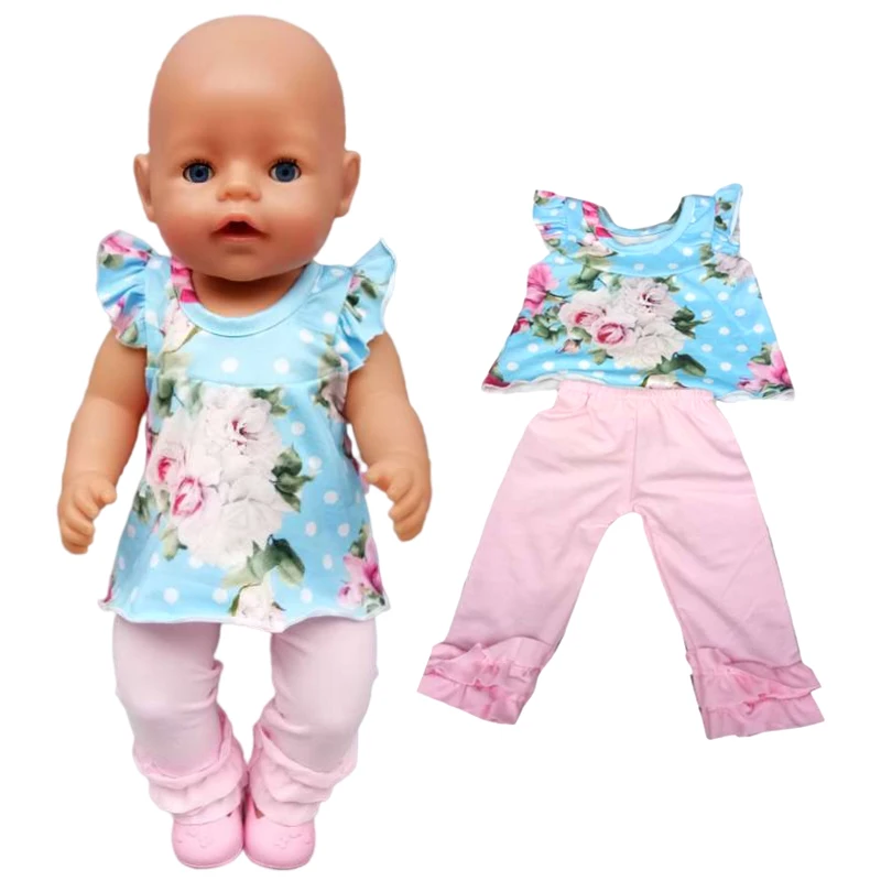 Одежда для кукол мальчиков Спортивная рубашка штаны американского поколения 18