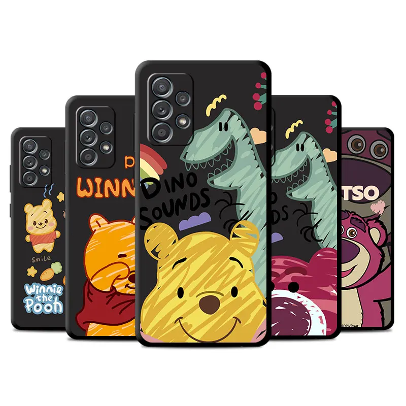 

Phone Case for Samsung A52 A12 A32 A51 A21s A71 A50 A72 A22 A31 A13 A53 A41 A11 A03 A04 Back Funda Cover Cute Winnie The Pooh