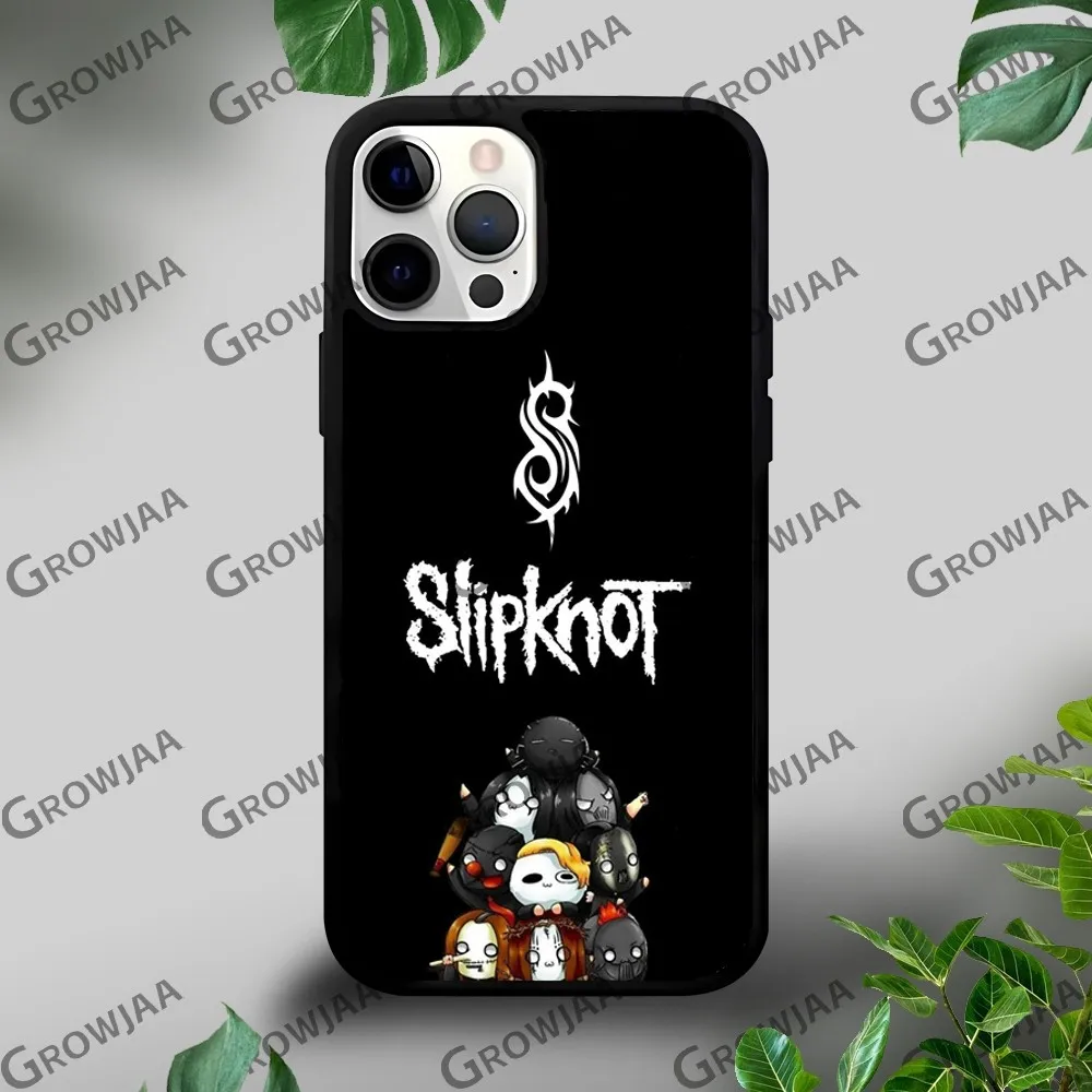 Чехол для телефона S-slipknot iPhone 16 15 14 13 12 11 Pro Xs Max Mini Plus Celulares Hard Funda