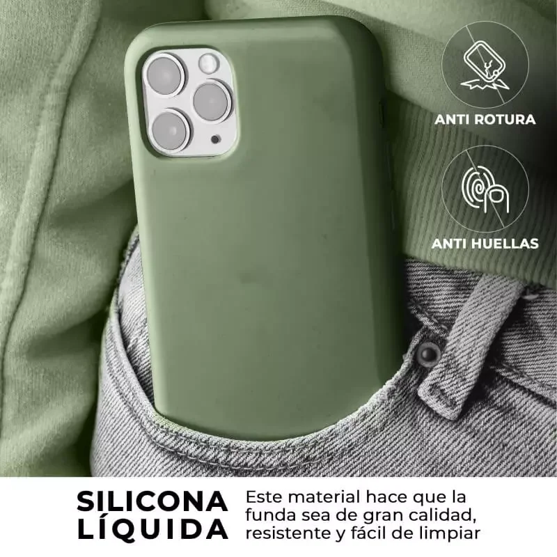 

NEW2023 11 Pro silicone case pine green | Librephonia