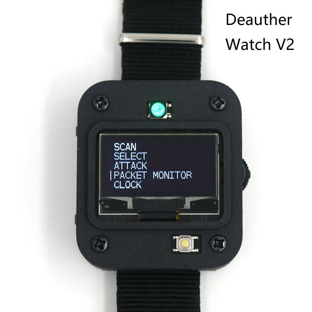 

Deauther Watch V2 ESP8266 программируемая макетная плата | Умные часы | Arduino | NodeMCU | I2-009