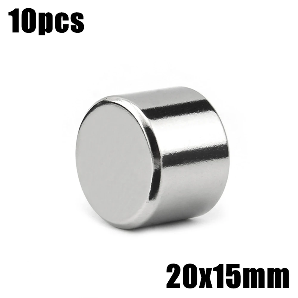 

10pcs 20x15mm Super Powerful Strong Bulk Small Round NdFeB Neodymium Disc Magnets Dia 20*15mm N35 Rare Earth NdFeB Magnet