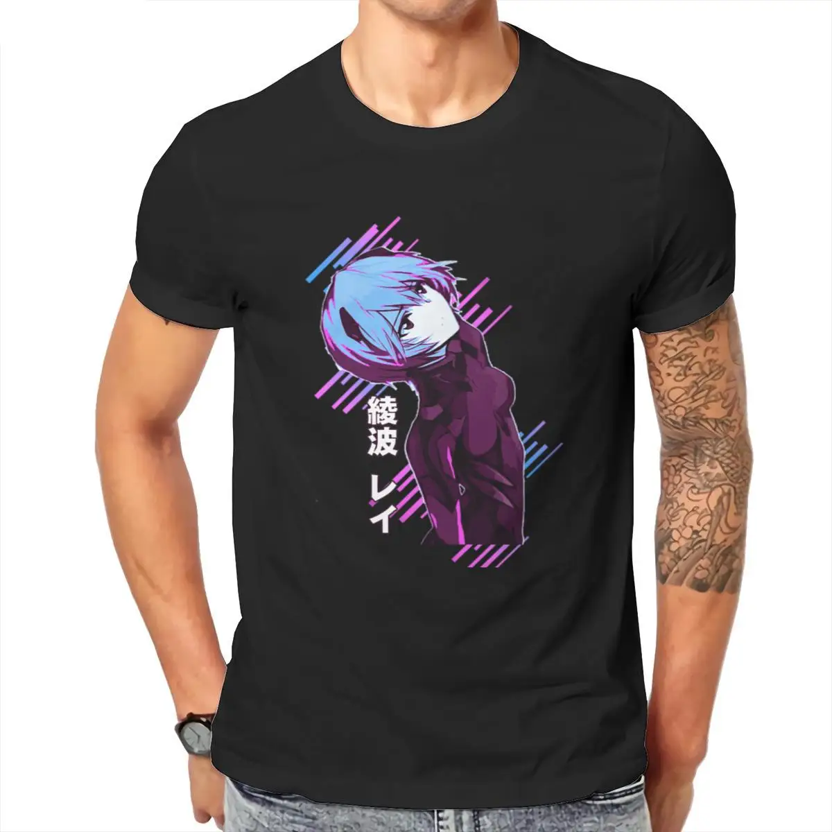 

Wholesale Rei Ayanami Kawaii Woman 90s Tees 108681