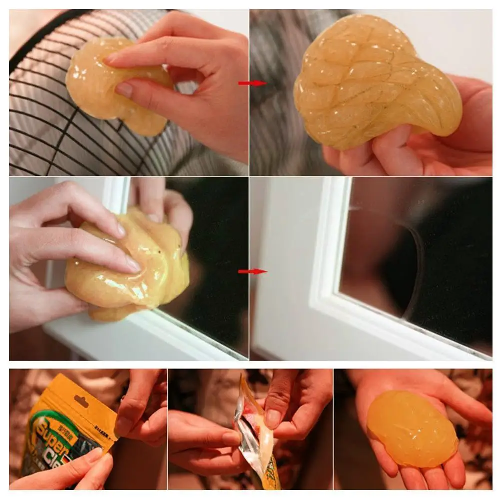 

5pcs Car Cleaning Soft Rubber Mobile Phone Computer Air Removal Outlet Magic Keyboard Mud Cleaning Screen Dust Q1m8