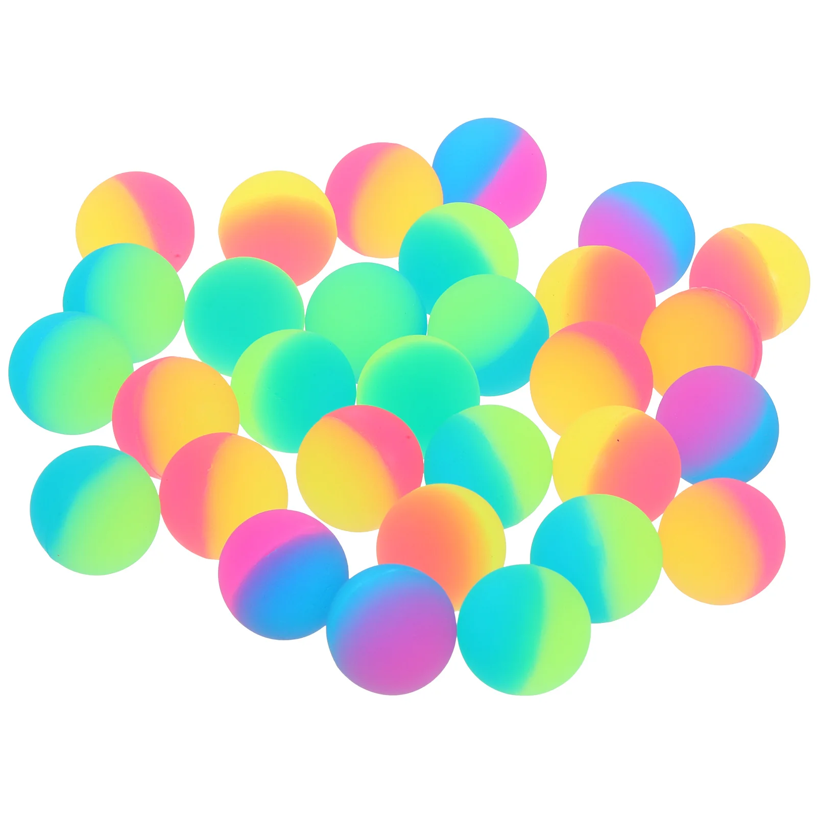 

30 Pcs Frosted Bouncy Ball Small Toys Balls Kids Funny Plastic Antistress Machine