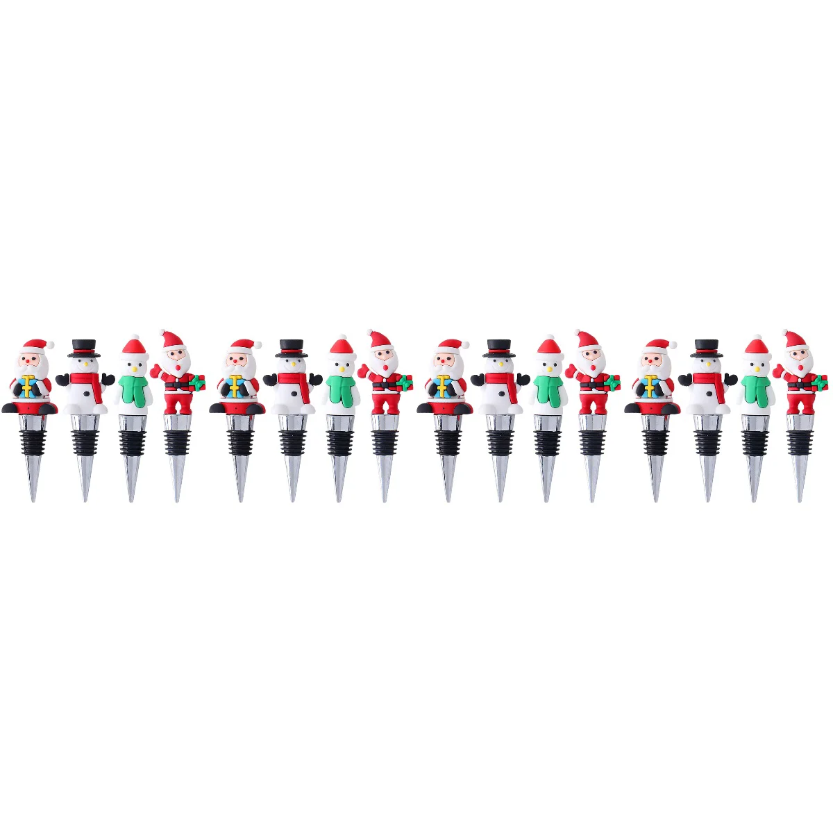 

Stopper Bottle Christmas Party Plugaccessoriesbeverage Stoppers Household Decor Reusable Convenient Sealing Metal Portable