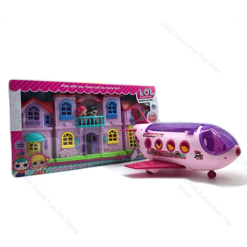 

LOL Surprise Dolls Set Cartoon Original Lols Airplane Dolls Action Figure Model Surprise Kids Toys for Children Birthday Gifts
