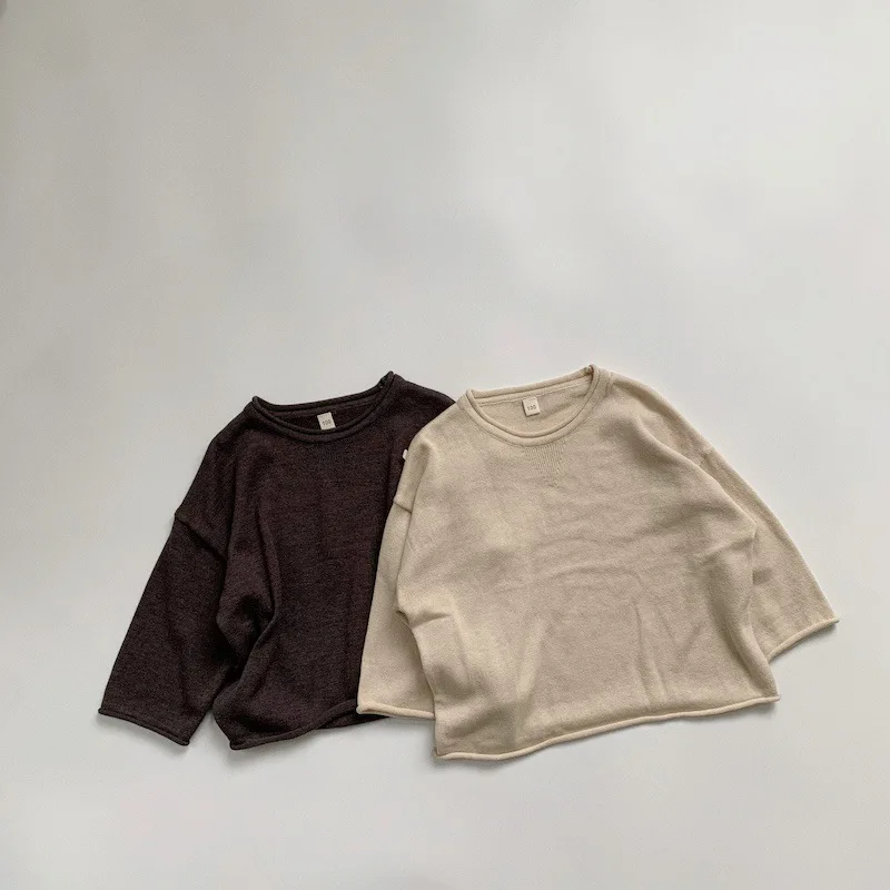 RiniLucia 2022 Summer Childre Solid T-shirt for Boy O Neck Short Sleeve Boys T Shirt Girls Tops Tees Cartoon Kids Clothes