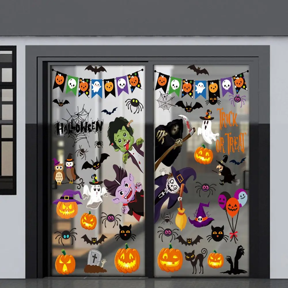 2021 Хэллоуин, дневная дверь, милый череп, паук, летучая мышь, ужас, призрак, искусственное украшение, счастливый Хэллоуин, Декор для дома 2021 Хэллоуин, дневная дверь, милый череп, паук, летучая мышь, ужас, призрак, искусственное украшение, счастливый Хэллоуин, Декор для дома