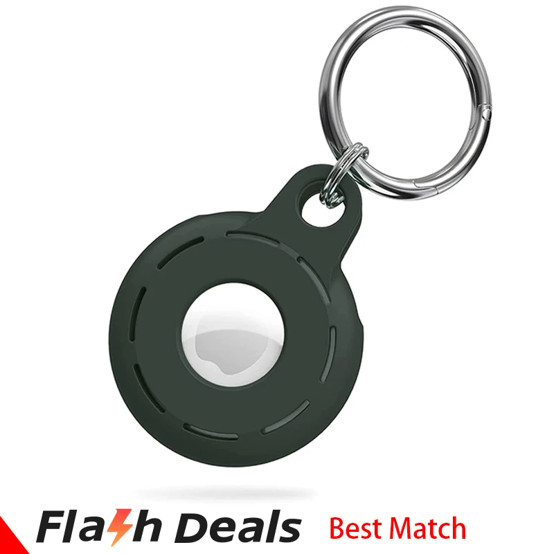 

High quality Original Liquid Silicone Case For Apple Airtags Protective Cover For Apple Locator Tracker Keychain Protect Sleeve