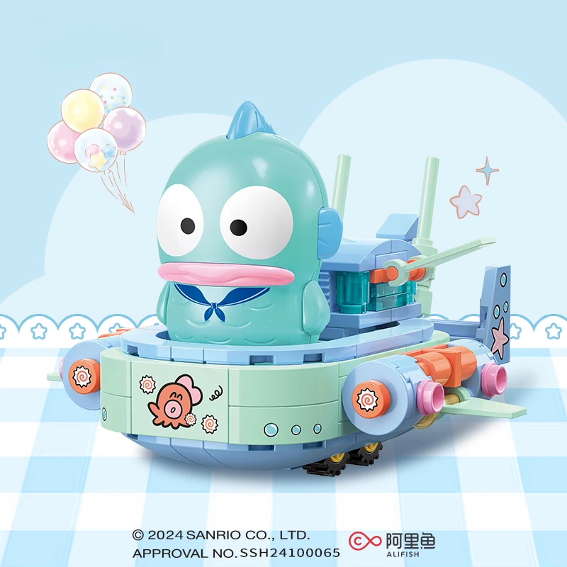 Sanrio Surprise Convoy Car Kawaii Hello Kitty Kuromi Pochacco Cinnamoroll Hangyodon игрушки модель космического