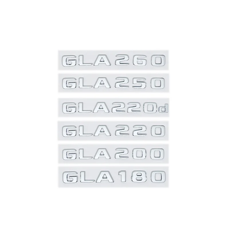 

Автомобильный хвост багажника с буквами логотипа, эмблема, значок, наклейка для Mercedes Benz GLA Class 4MATIC X156 H247 45 GLA250 GLA200 GLA220d GLA250e