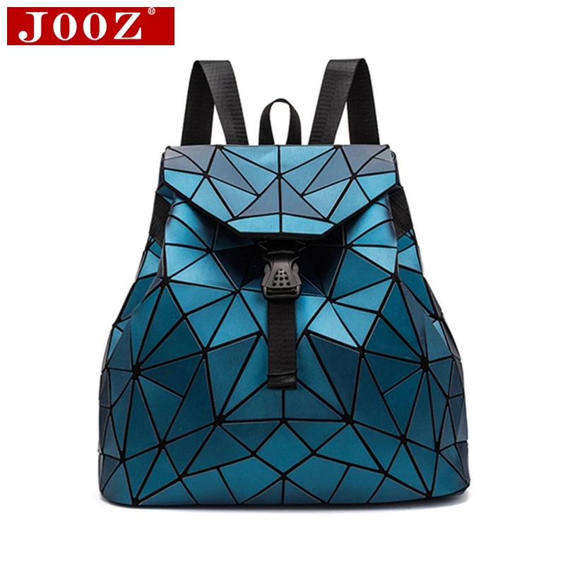 

Unisex Geometry Backpack Holographic Laser Quilted Student Bag Fashion Backpack For Teenage Girl school bag Hologram Bag