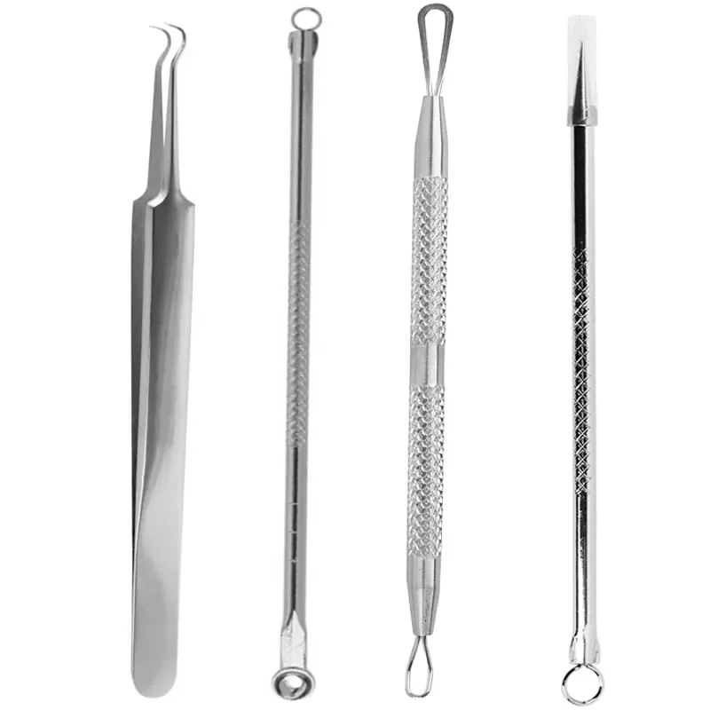 

Stainless Steel Blackhead Comedone Acne Needle Remover Clip Pimple Spoon for Face Skin Care Pore Cleaner Needles Removal Tool