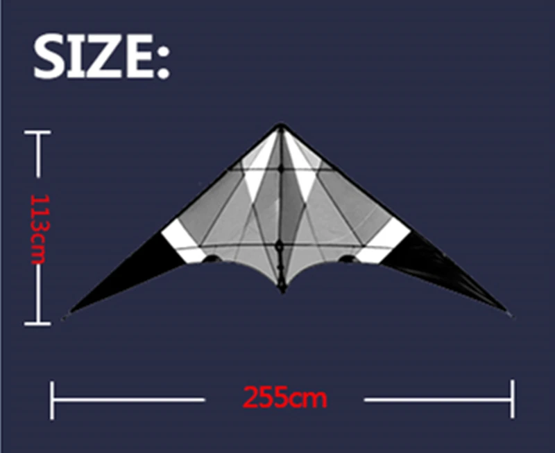 Бесплатная доставка высокое качество большой двухлинейный трюковый змей с