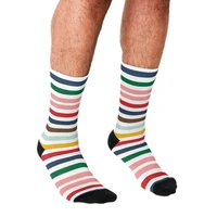 mens funny socks christmas stripes pattern socks harajuku men happy hip hop novelty cute boys crew casual crazy socks for men