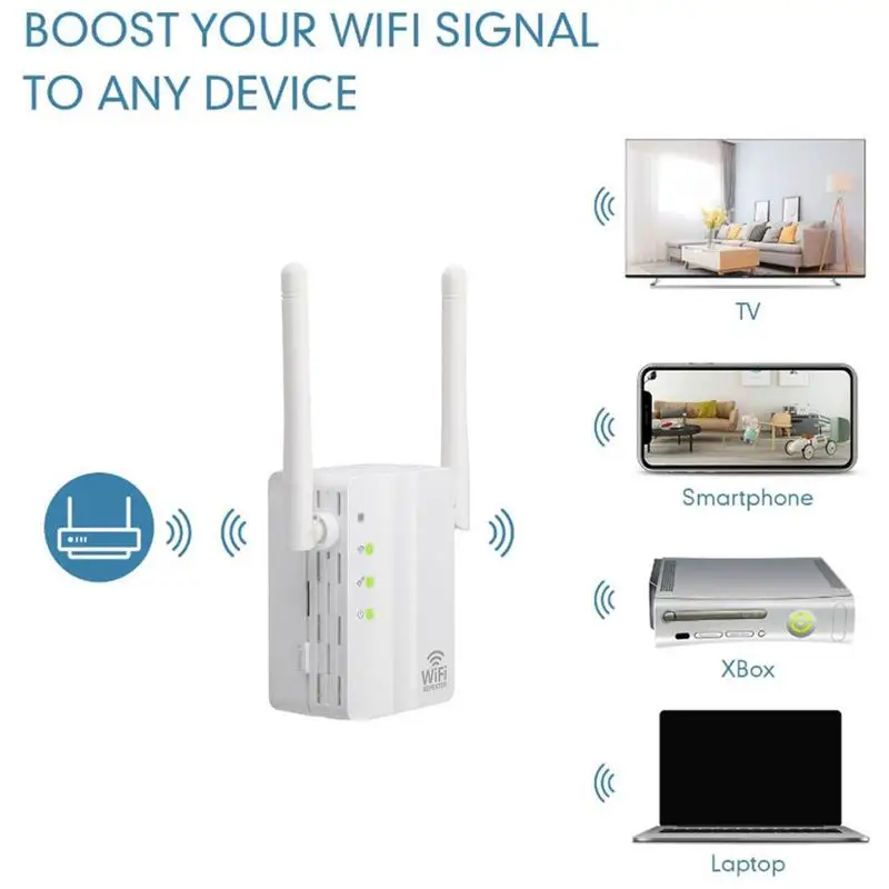 1080P Mini Camera Wifi Range Extender 450Mbps Router Signal Booster Enhancer Security Surveillance Video Recorder Home Monitor