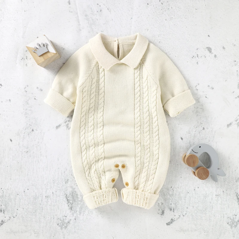 

Трикотажный Хлопковый комбинезон для новорожденных, на возраст 0-18 месяцев