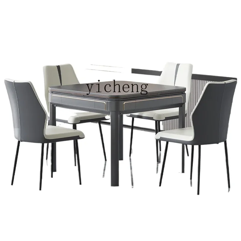 Четырехпортовый маджонг XMH автоматический бытовой обеденный стол бесшумный