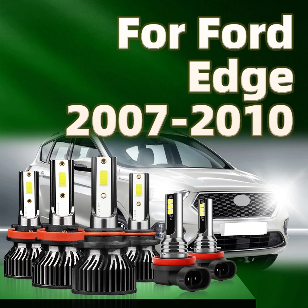 

LED Headlight 6000K Super Bright Car Light Bulb 30000LM Turbo Fog Auto Lamp For Ford Edge 2007 2008 2009 2010