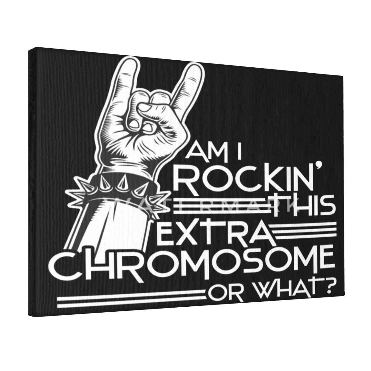 

Am-i-rockin-this-extra-chromosome-down-syndrome Canvas Frameless Painting Modern Living Room Holiday Bright Multi-Style