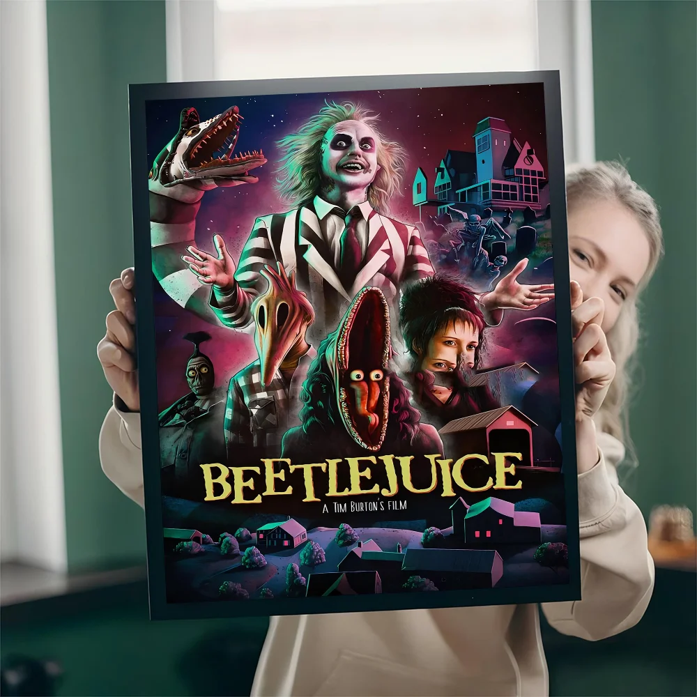 Классический фильм Битлджус комедия ужасов аниме постеры липкие HD качественные