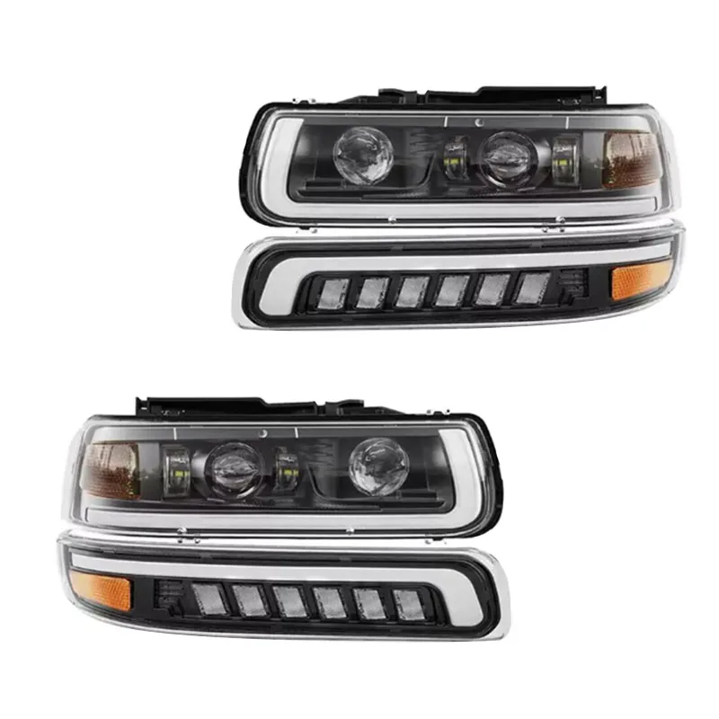 Для Chevrolet Suburban 1500 2500 Tahoe 2000-2006 гг. Автомобильные детали Светодиодная фара со