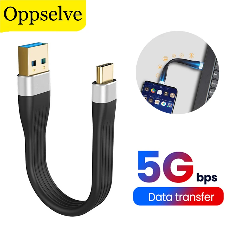 

3A Male Charger Cable USB To Type-c OTG Adapter Super Speed Charging Cord USB C Interface Converter Data sync Transfer Connector