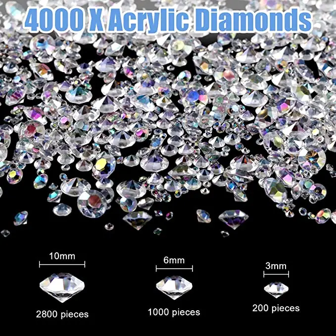 

4000 шт., акриловые украшения