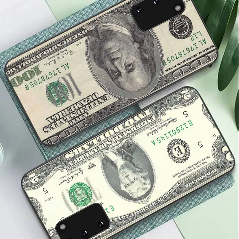 

Luxury Dollar US Phone Case for Samsung S10 21 20 9 8 plus lite S20 UlTRA 7edge