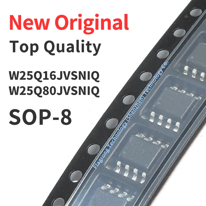 10 PCS W25Q16JVSNIQ W25Q16JVNIQ W25Q80JVSNIQ SMD SOP8 Chip IC New Original