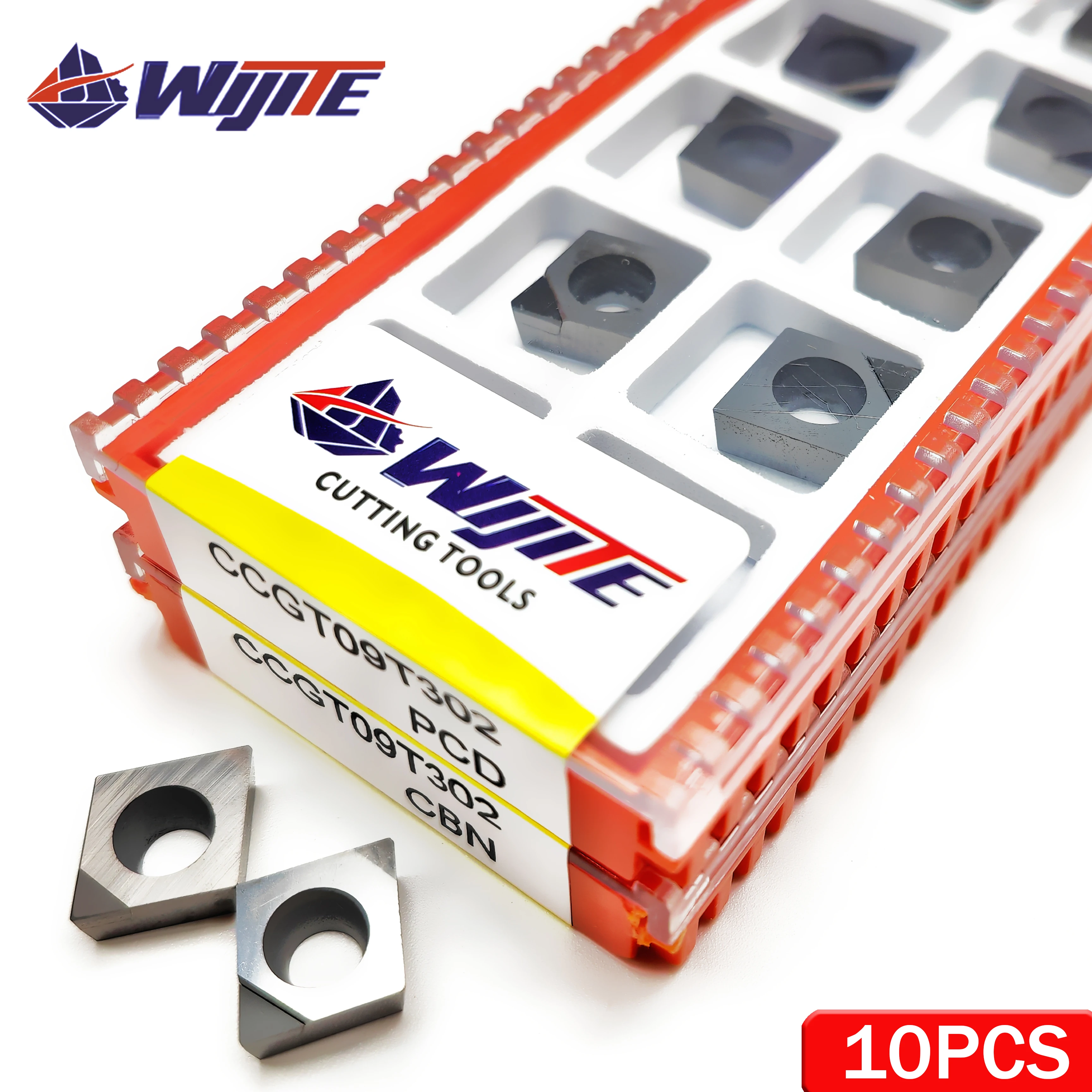 Токарный инструмент PCD CCGT09T302 CCGT09T304 CCGT09T308 для медных и алюминиевых инструментов CBN