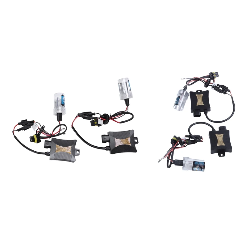 

2 Pair SUPER 55W Slim XENON HID KIT H1/H7 8000K