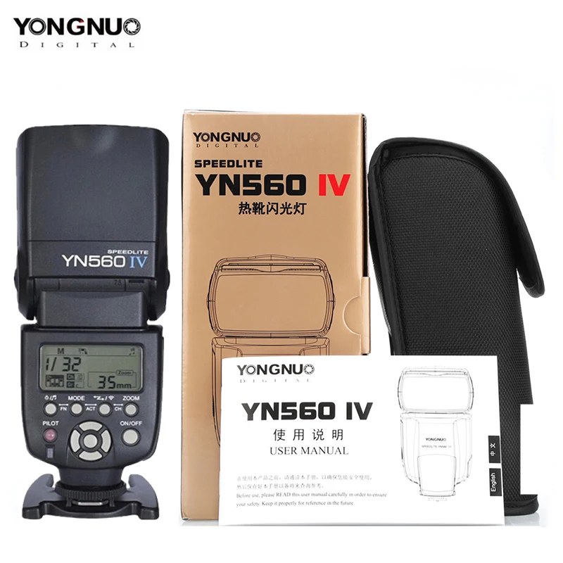 Беспроводная вспышка Yongnuo YN560IV Speedlite 2,4G для цифровой зеркальной камеры Canon Nikon Sony Pentax Olympus Fuji