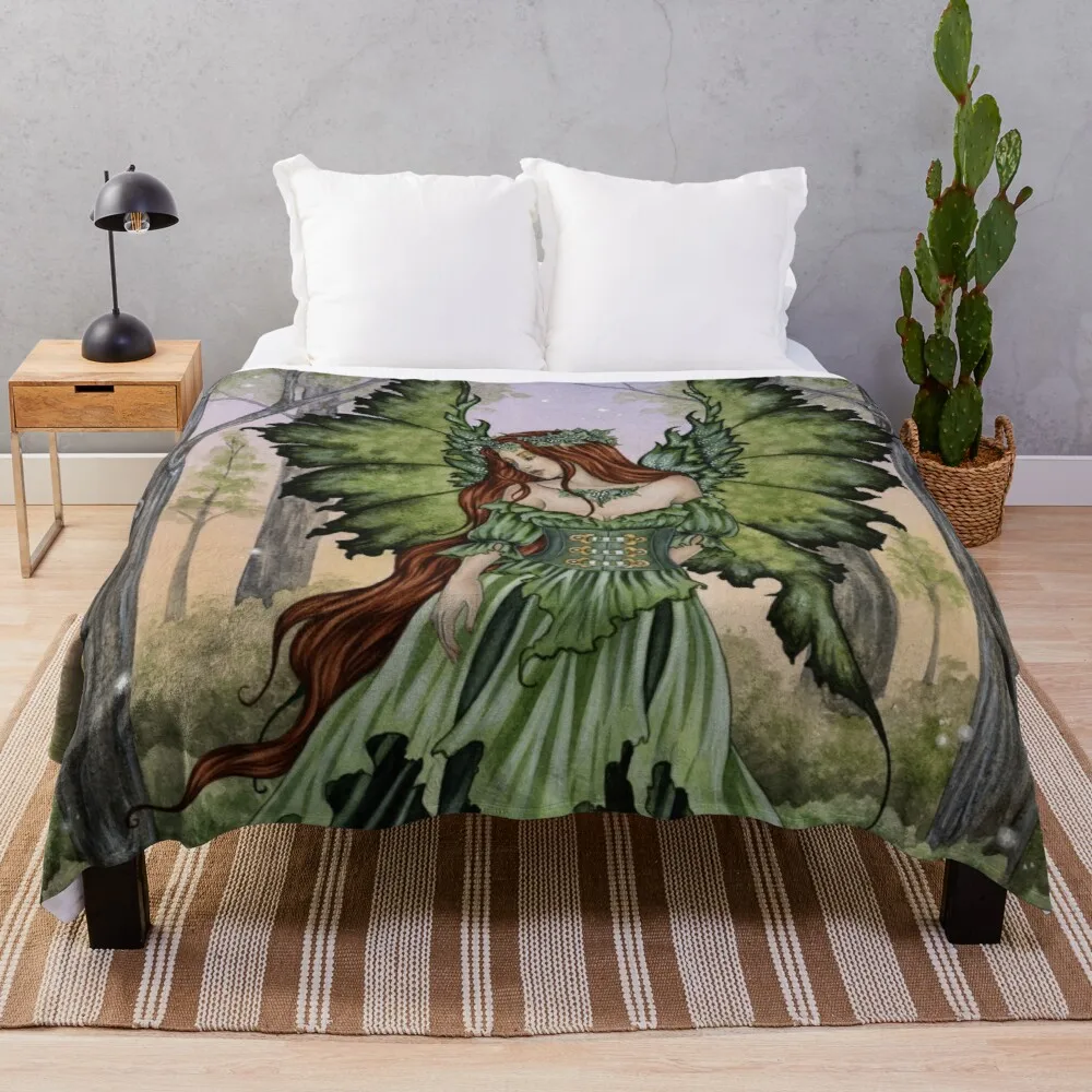 

Lady of The Forest Throw Blanket Blanket fleece sofa Throw Blanket loose blanket hairy