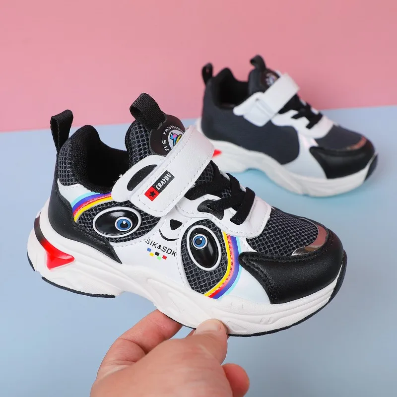 Children's Shoes 232 New Soft Sole Breathable Children's Non Slip Shoes Mesh Running Shoes Four Seasons Girls' Shoes Boys' Shoes