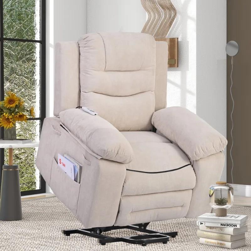 

EUROCO 39.8"W Power Lift Recliner Chair Recliners for Elderly with Heat, Vibration and Massage Recliner Chair for Living room
