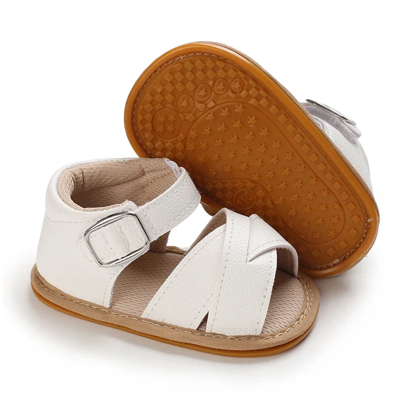 

0-1 Year Summer New Boys and Girls' Shoes Non Slip Sole First Walkers 0-12 Months Old Baby Sandals