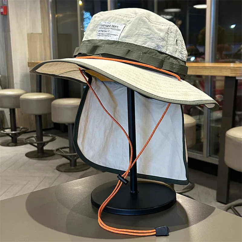 Быстросохнущая уличная Солнцезащитная шляпа для мужчин и женщин летняя