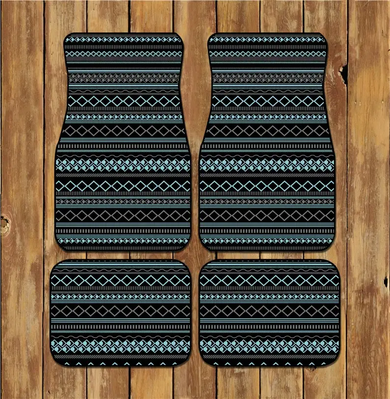 

Car Mats Aztec Tribal Custom Designed Car Mats Carmats Cute Car Accessories For Women Car Mat Monogram Gift Ideas Sweet 16 Car D