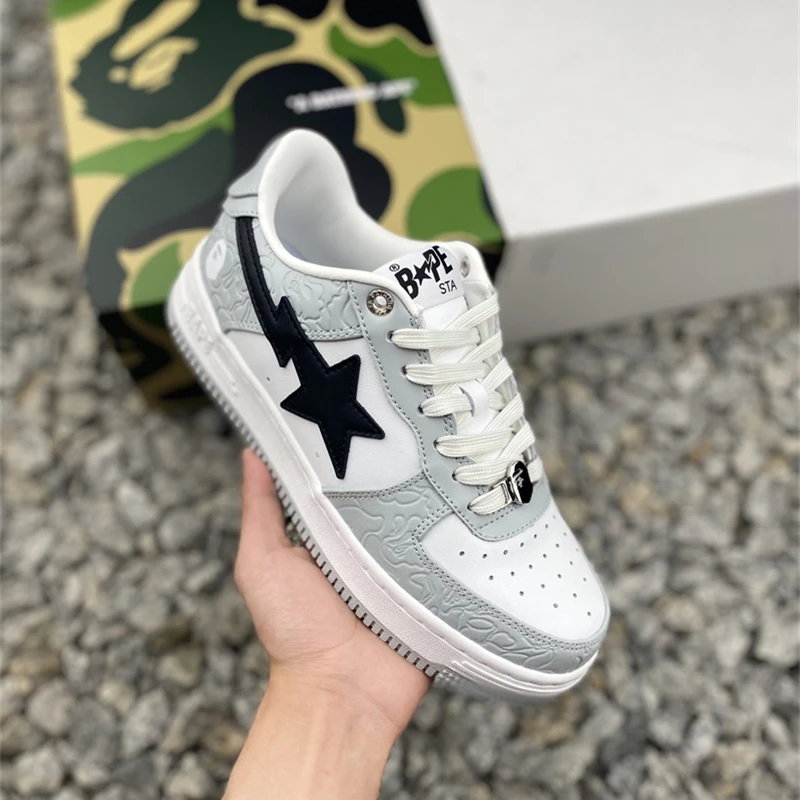 Original A Bathing Ape Sport Sneakers Multicolor Color Skateboarding Shoes Women Running Shoes Men Unisex  Air Max Shoes 36-45