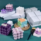 3D-форма для свечи, антипригарная форма для выпечки, шоколада, десерта, торта