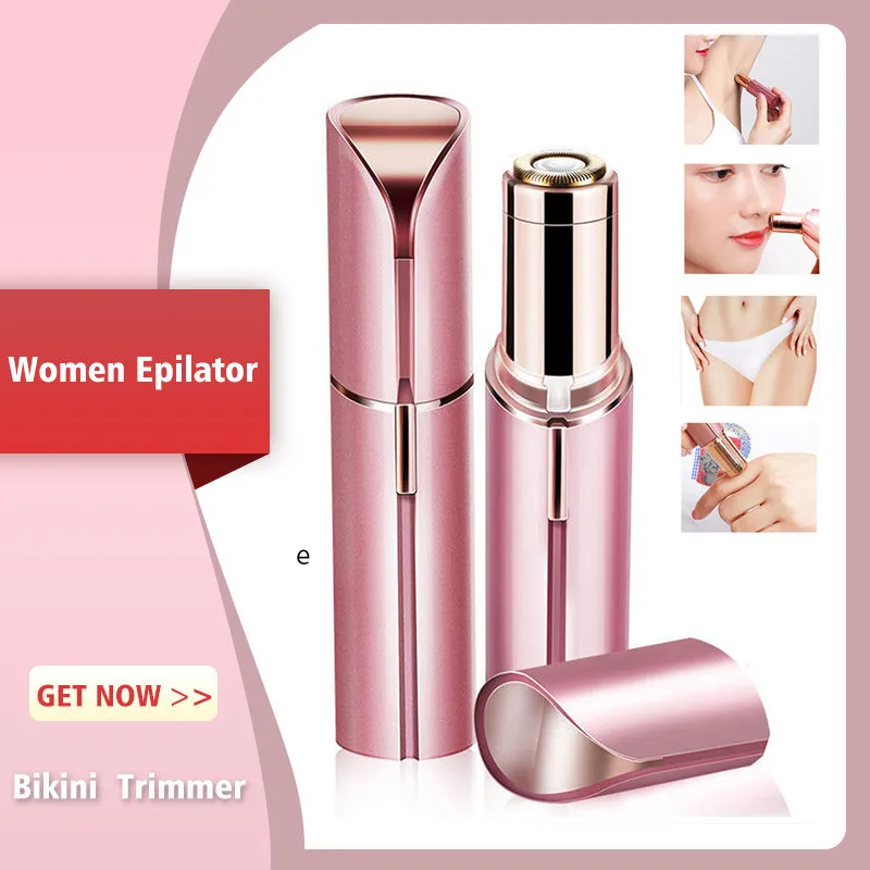 Electric Eyebrow Trimmer Mini Eyebrow Epilator Lipstick Faci