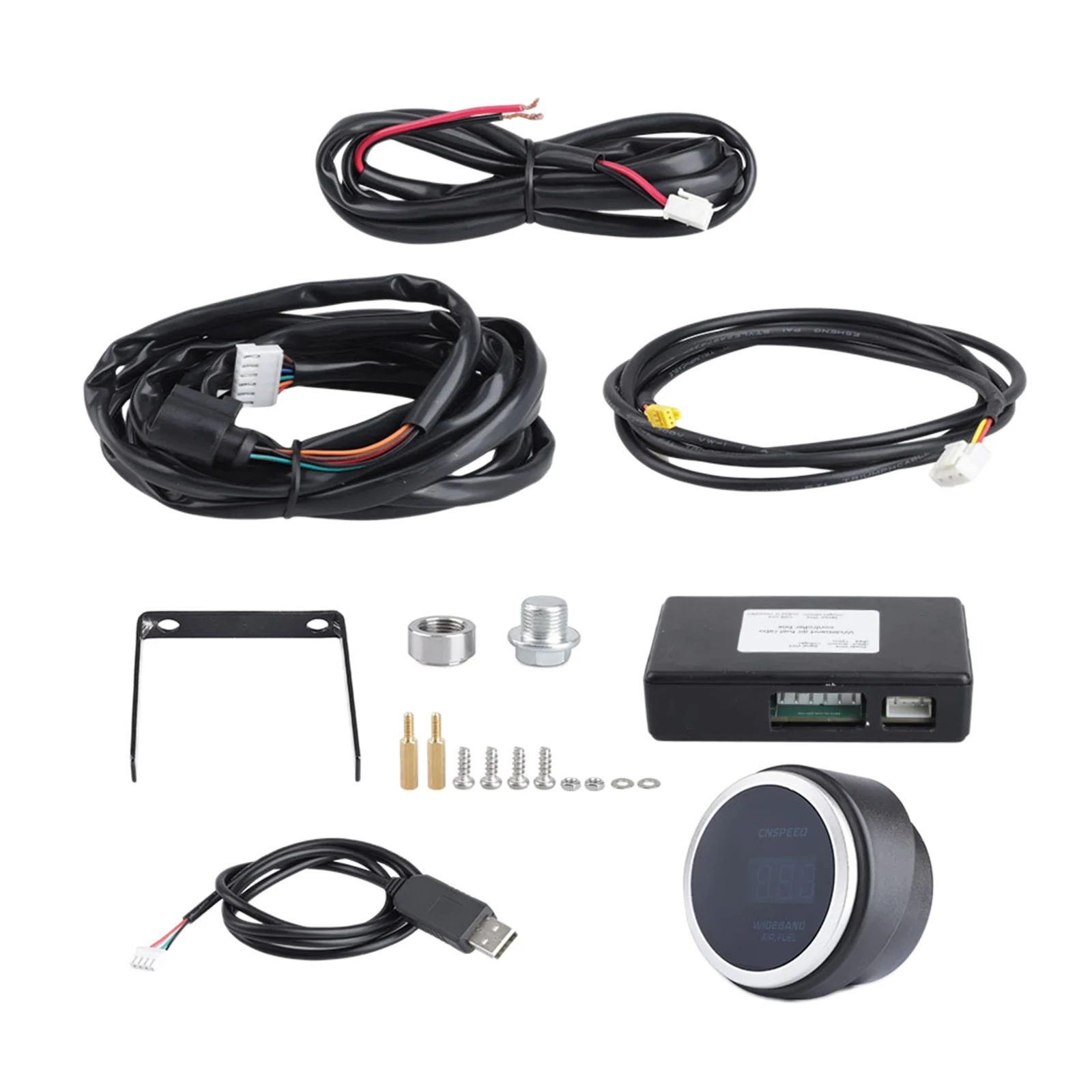 

Digital Wideband Air / Fuel Wide Band Ratio AFR Gauge Kit Data Logging Output