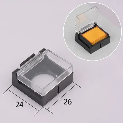 

Защитная крышка с 16 кнопками, аксессуары для кнопок переключателей, пылезащитная крышка, открытие 16 мм