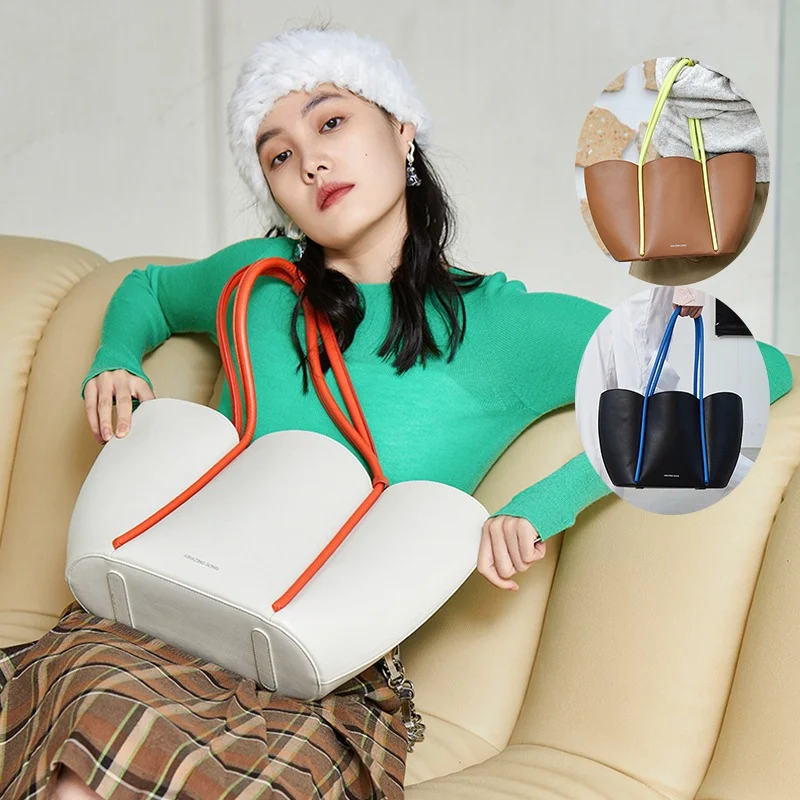 

For amazing song new niche design one-shoulder handbag plus size petal tote bag