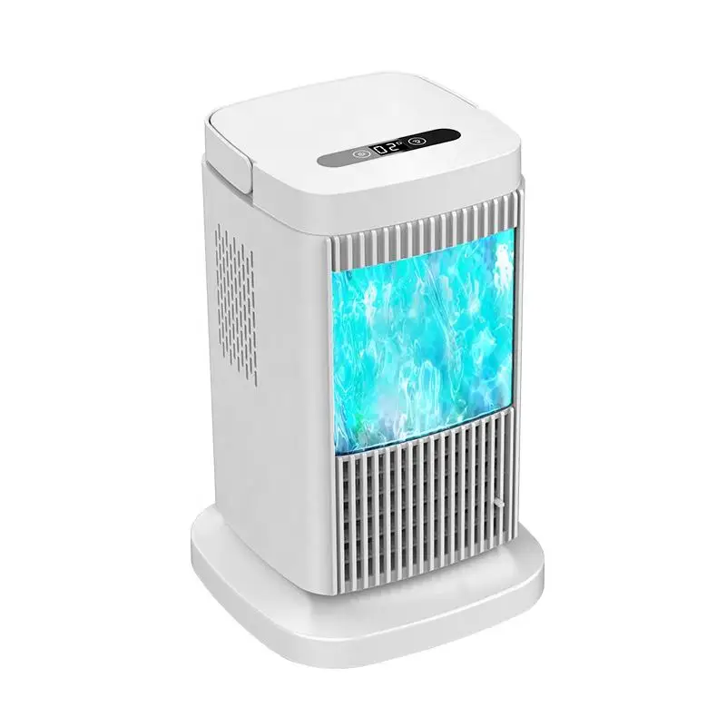 

Portable Mini Air Conditioner Electric Fan Semiconductor Refrigeration Air Cooler for Room Home Silent Cooling Fan No Water