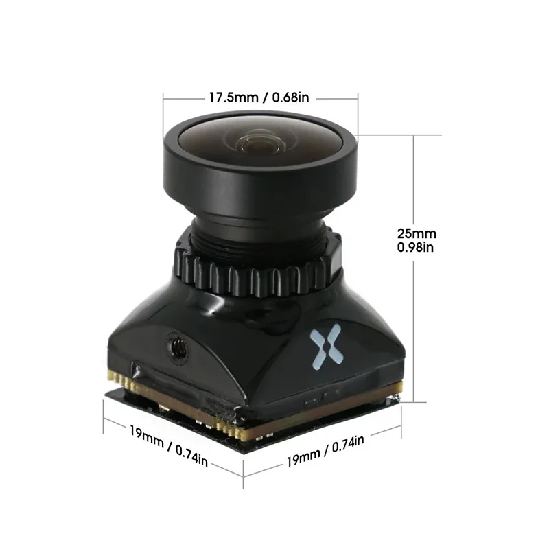 Фото Камера ночного видения AeroPartsFoxeer Micro/Mini Night Cat 3 1200TVL 0.00001 люкс с ИК-чувствительностью для дронов, радиоуправляемых FPV-машин, гоночных квадрокоптеров, пластик, 850 нм №3